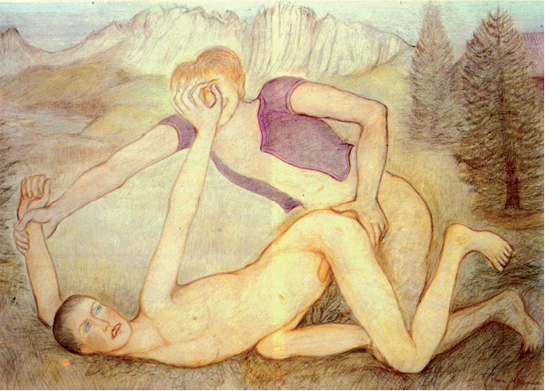 [Pierre Klossowski, L'hermaphrodite des Alpes, 1981]